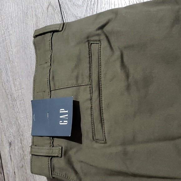 Gap Womens Pants Stretch Skinny, Green Olive Night, Sz 16 - Picture 9 of 10